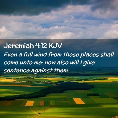 Jeremiah 4:12 KJV Free Bible Images