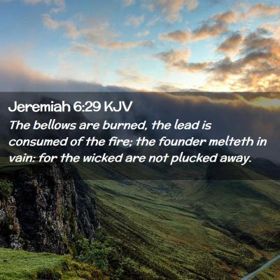 Jeremiah 6:29 KJV Free Bible Images