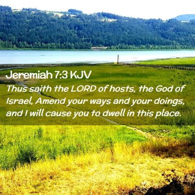 Jeremiah 7:3 KJV Free Bible Images