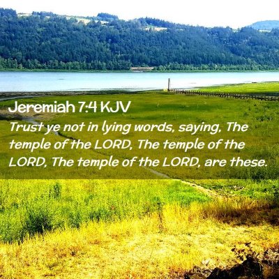 Jeremiah 7:4 KJV Free Bible Images