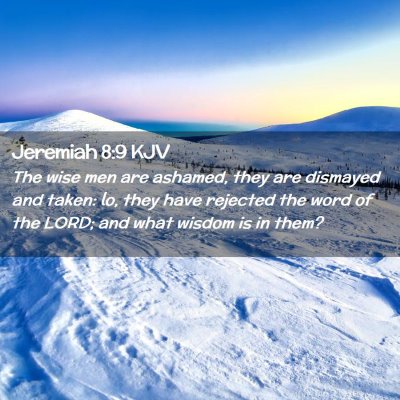 Jeremiah 8:9 KJV Free Bible Images