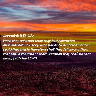 Jeremiah 8:12 KJV Free Bible Images