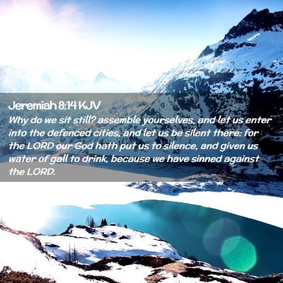 Jeremiah 8:14 KJV Free Bible Images