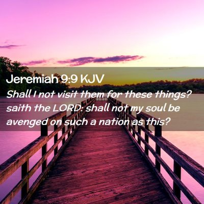 Jeremiah 9:9 KJV Free Bible Images