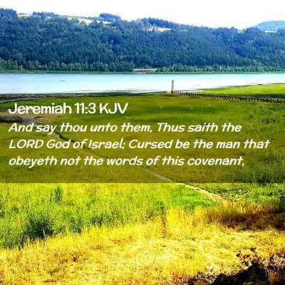 Jeremiah 11:3 KJV Free Bible Images