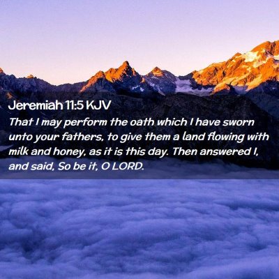 Jeremiah 11:5 KJV Free Bible Images