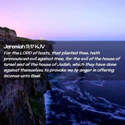 Jeremiah 11:17 KJV Free Bible Images