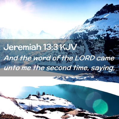 Jeremiah 13:3 KJV Free Bible Images