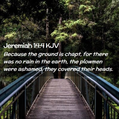 Jeremiah 14:4 KJV Free Bible Images