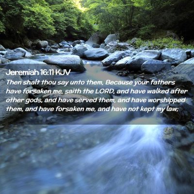 Jeremiah 16:11 KJV Free Bible Images