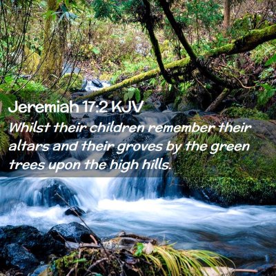 Jeremiah 17:2 KJV Free Bible Images