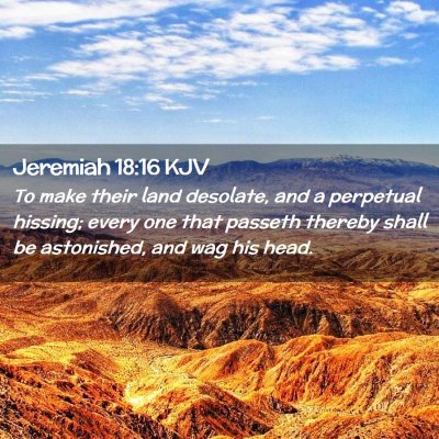 Jeremiah 18:16 KJV Free Bible Images