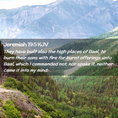 Jeremiah 19:5 KJV Free Bible Images