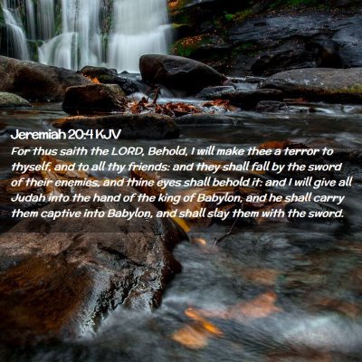 Jeremiah 20:4 KJV Free Bible Images