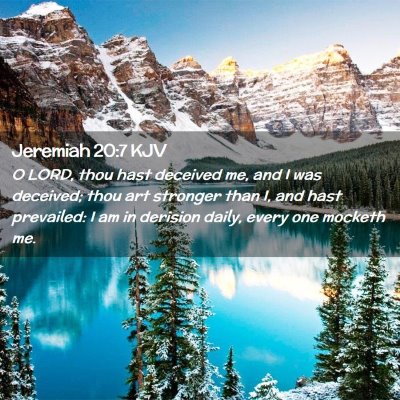 Jeremiah 20:7 KJV Free Bible Images