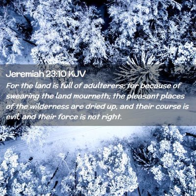 Jeremiah 23:10 KJV Free Bible Images