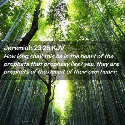 Jeremiah 23:26 KJV Free Bible Images