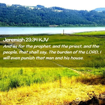 Jeremiah 23:34 KJV Free Bible Images