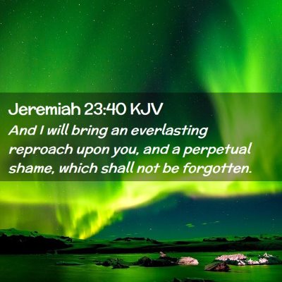 Jeremiah 23:40 KJV Free Bible Images