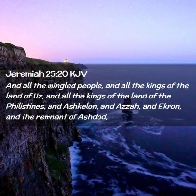 Jeremiah 25:20 KJV Free Bible Images