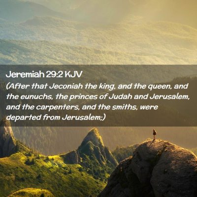 Jeremiah 29:2 KJV Free Bible Images