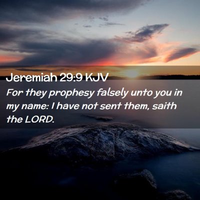 Jeremiah 29:9 KJV Free Bible Images