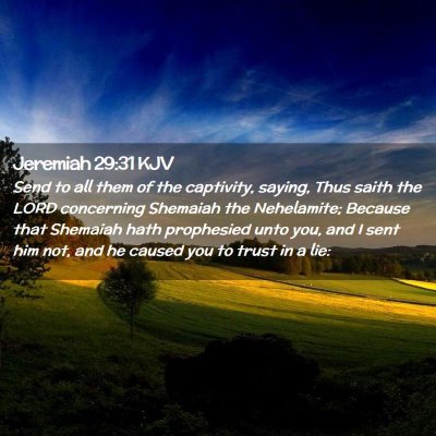 Jeremiah 29:31 KJV Free Bible Images