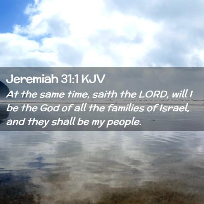 Jeremiah 31:1 KJV Free Bible Images