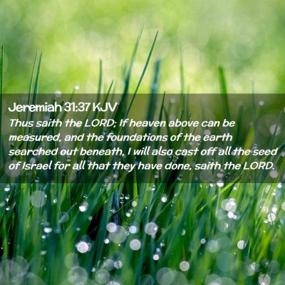 Jeremiah 31:37 KJV Free Bible Images