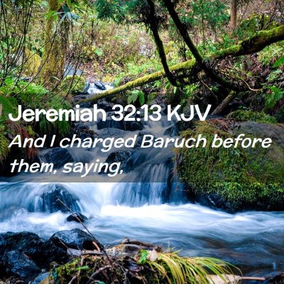 Jeremiah 32:13 KJV Free Bible Images