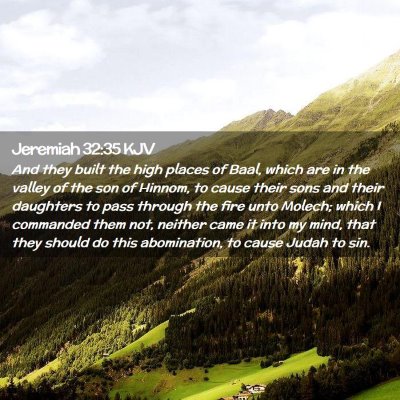 Jeremiah 32:35 KJV Free Bible Images