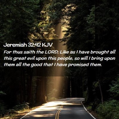 Jeremiah 32:42 KJV Free Bible Images