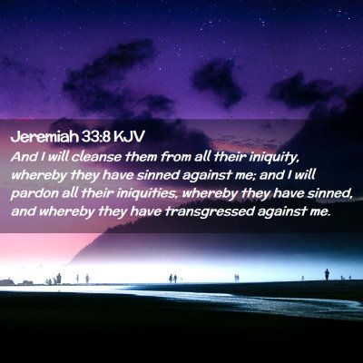 Jeremiah 33:8 KJV Free Bible Images