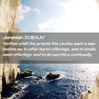 Jeremiah 33:18 KJV Free Bible Images