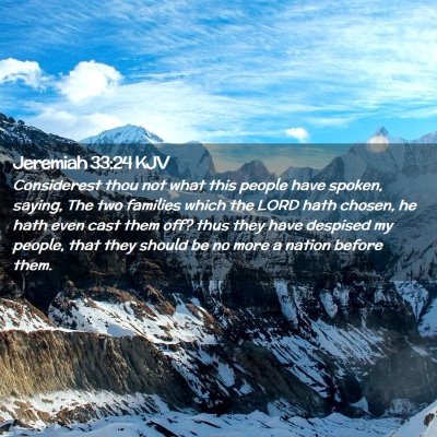 Jeremiah 33:24 KJV Free Bible Images