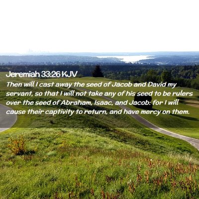 Jeremiah 33:26 KJV Free Bible Images