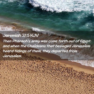 Jeremiah 37:5 KJV Free Bible Images