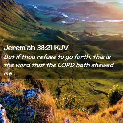 Jeremiah 38:21 KJV Free Bible Images