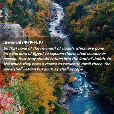 Jeremiah 44:14 KJV Free Bible Images