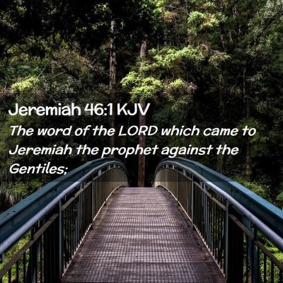 Jeremiah 46:1 KJV Free Bible Images