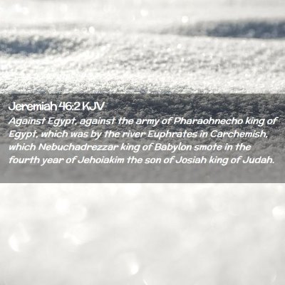 Jeremiah 46:2 KJV Free Bible Images