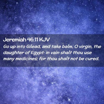 Jeremiah 46:11 KJV Free Bible Images