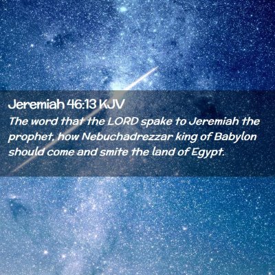 Jeremiah 46:13 KJV Free Bible Images