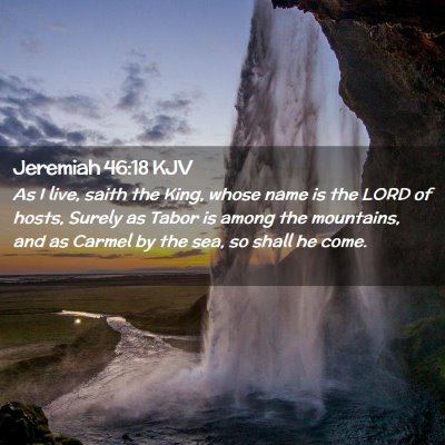 Jeremiah 46:18 KJV Free Bible Images