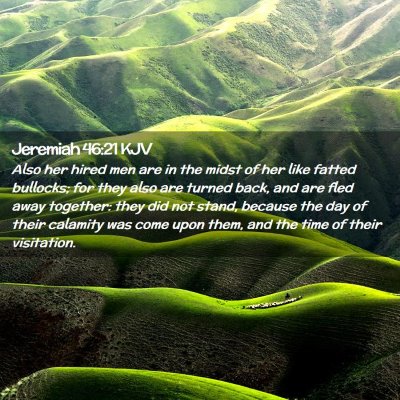 Jeremiah 46:21 KJV Free Bible Images