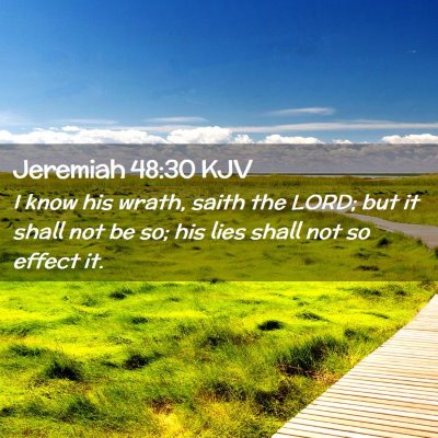 Jeremiah 48:30 KJV Free Bible Images