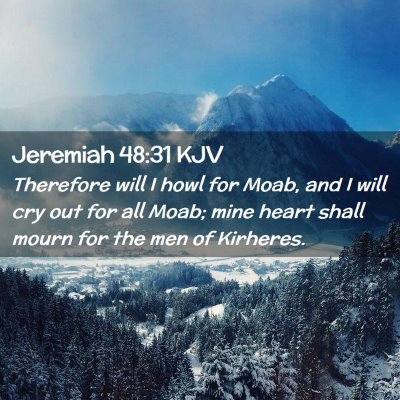 Jeremiah 48:31 KJV Free Bible Images