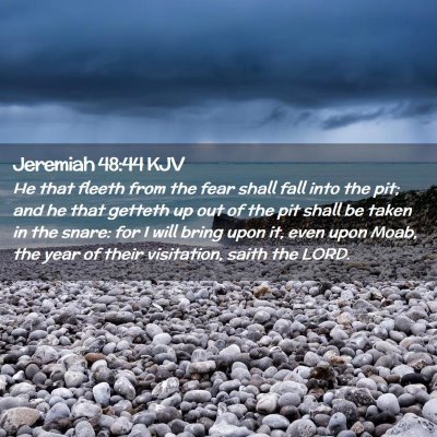 Jeremiah 48:44 KJV Free Bible Images