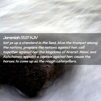 Jeremiah 51:27 KJV Free Bible Images