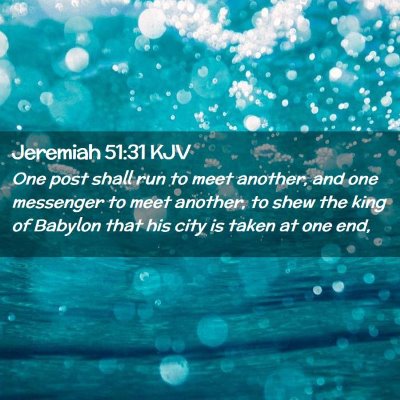 Jeremiah 51:31 KJV Free Bible Images